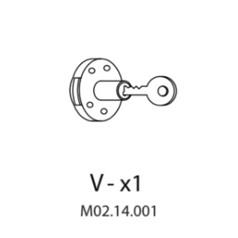 Armadio Spogliatoio Resina a 1 Posto in Kit con Serrat V X1 M02.14.001