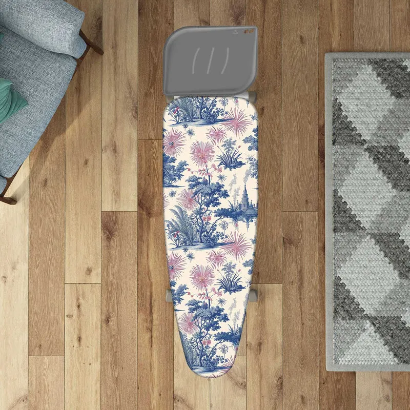 Colombo Spring Blossom - Copriasse da stiro, 140x55 cm, 2 strati, Cotone 100% e mollettone, Made in Italy, Resistente al calore, Sistema a clip