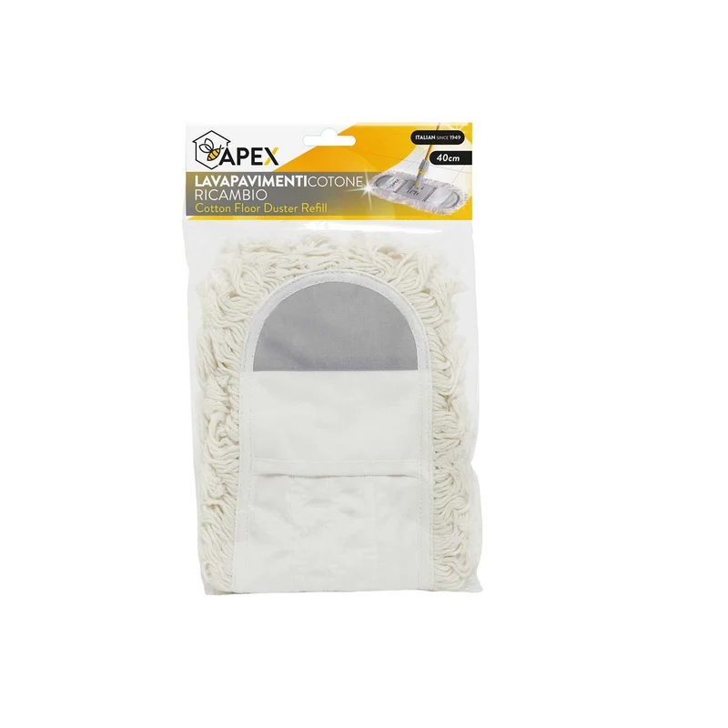 Ricambio Panno 40 cm per Lavapavimenti Maxi Cotone Apex