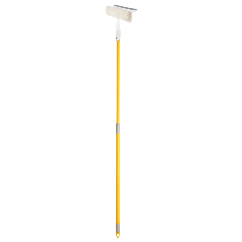 Sistema Lavavetri con Panno 100% Microfibra 25cm e Manico Allungabile Apex