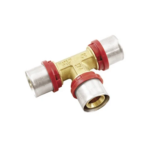 Raccordo press a t per multistrato 20 x 20 x 16