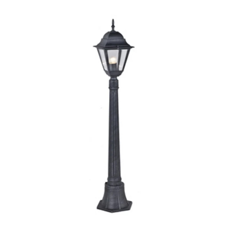 Lampione New York H 110 cm 1 Luce Grigio