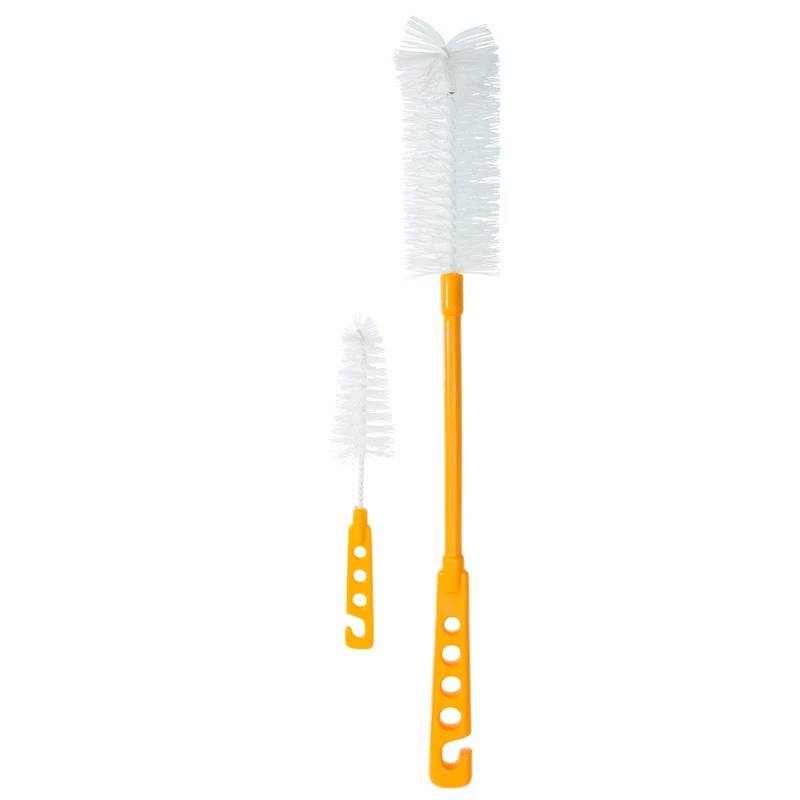 Set 2 Spazzole Multiuso Ideali per Bicchieri, Borracce e Biberon Apex