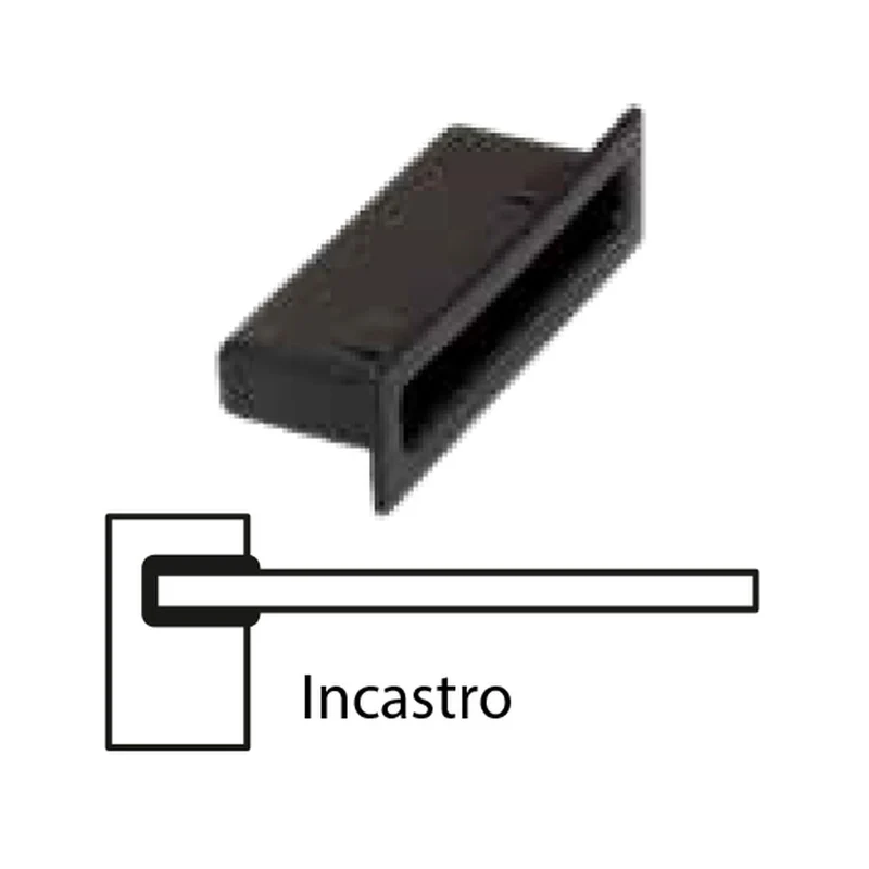 Supporto ad incastro in PVC per asta ortopedica - Confezione da 10 pz