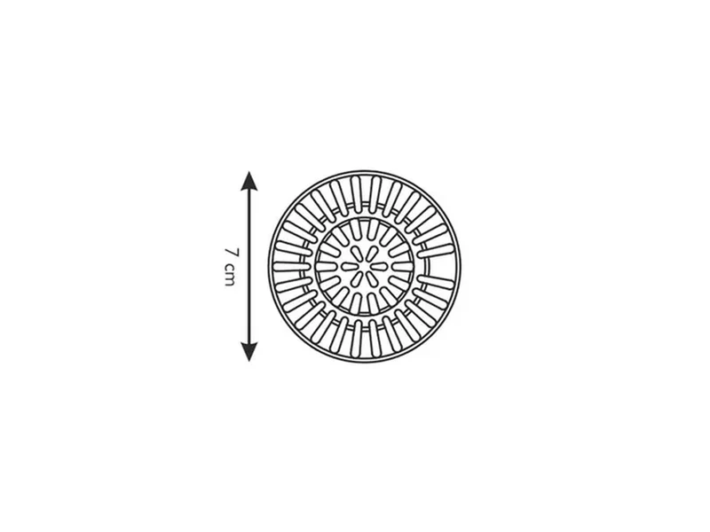 Filtro lavello in acciaio inox 7 cm Tescoma Presto
