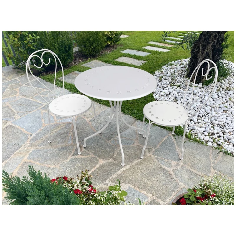 Sedia in acciaio verniciato - Sorrento - cm 48x89h