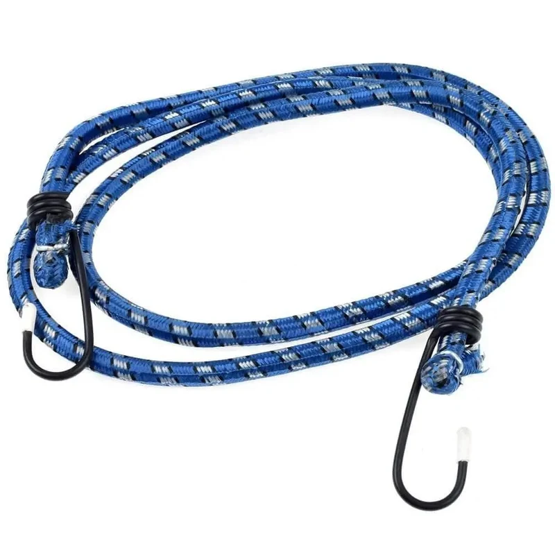 Corde elastiche con gancio in metallo 2PZ 150cm