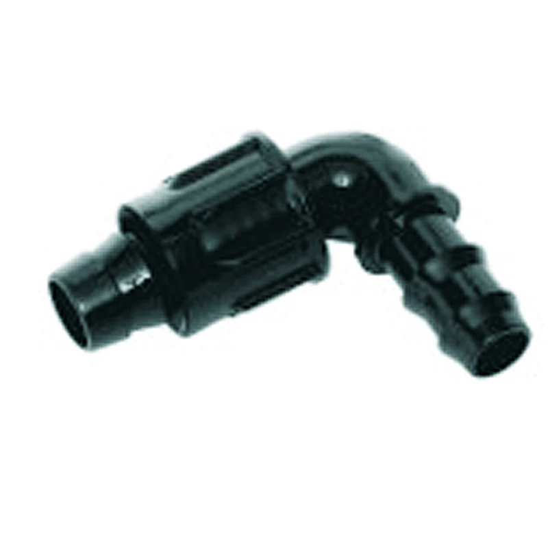 Gomito Portagomma 90° Per "Tape" In Polipropilene - ø mm.16 - 100 pz
