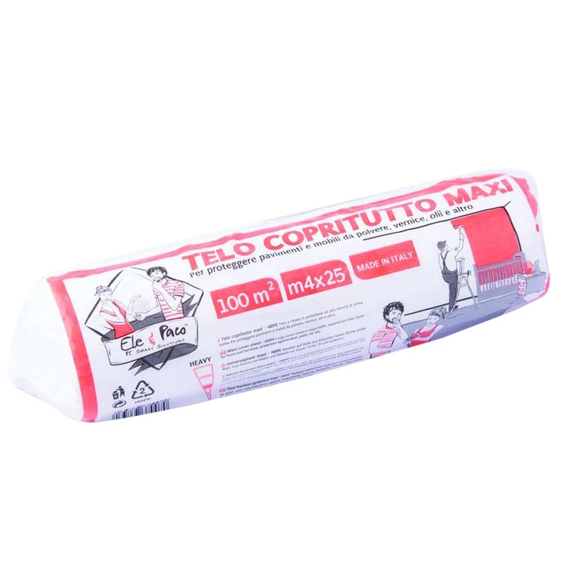 Teli copritutto mt.4x25 maxi - mt.4x25 gr.670 - 20 pz