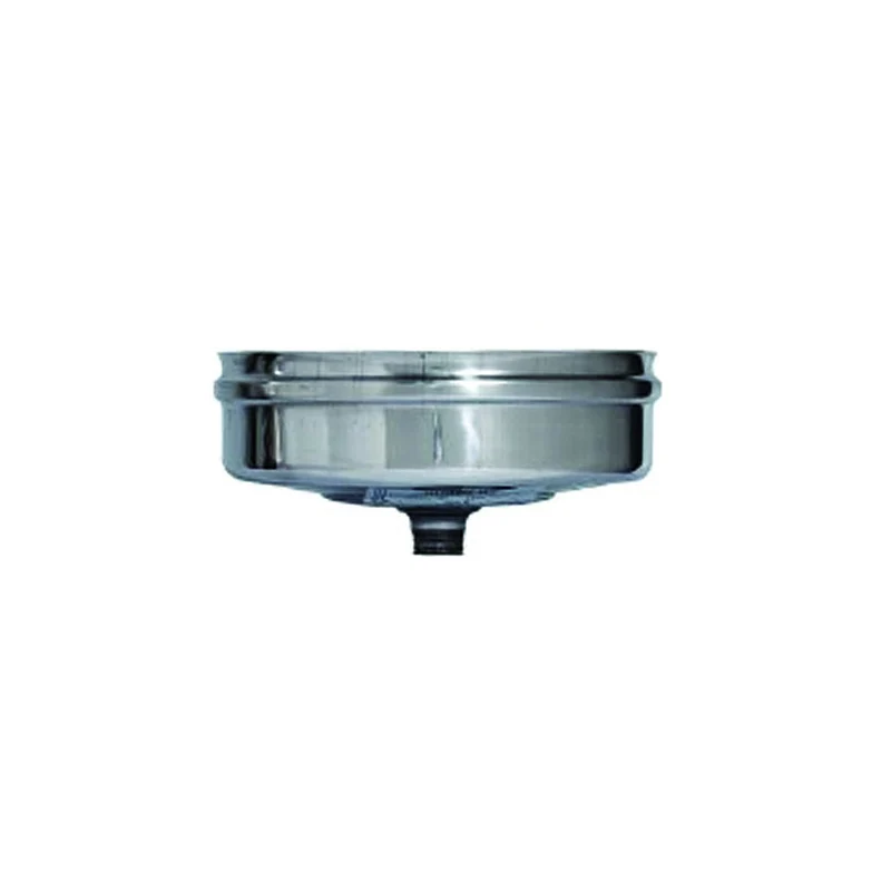 Tappo raccolta condensa in acciaio inox aisi 304 monoparete - spess mm.0,5