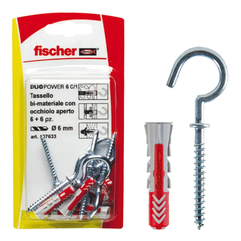 Tassello Duopower 6 C/1 K con Occhiolo Aperto