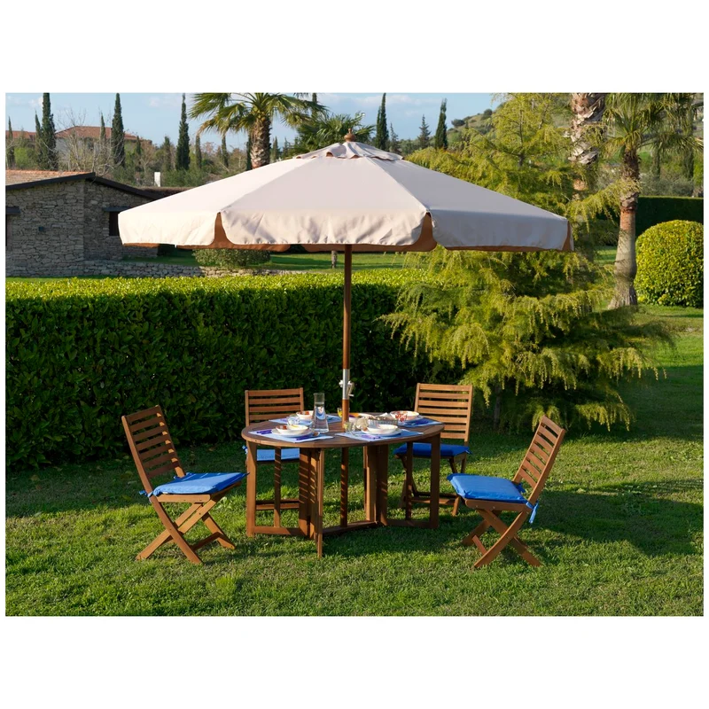 Ombrellone in legno - mod. Island