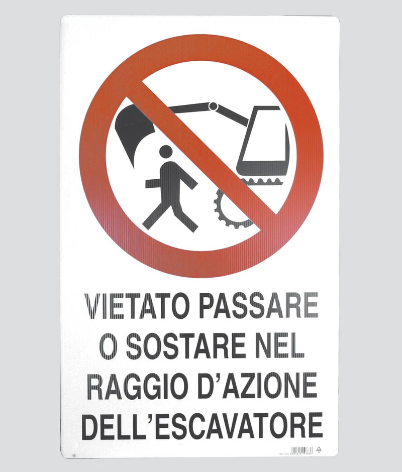 CARTELLO ONDA VIE/ESC.60X 40-301800