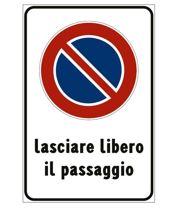 CARTELLO LAM.DIV/SOST.LIB/PAS.40X60