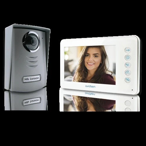 Avidsen 112245 Videocitofono 2 Fili, Bianco