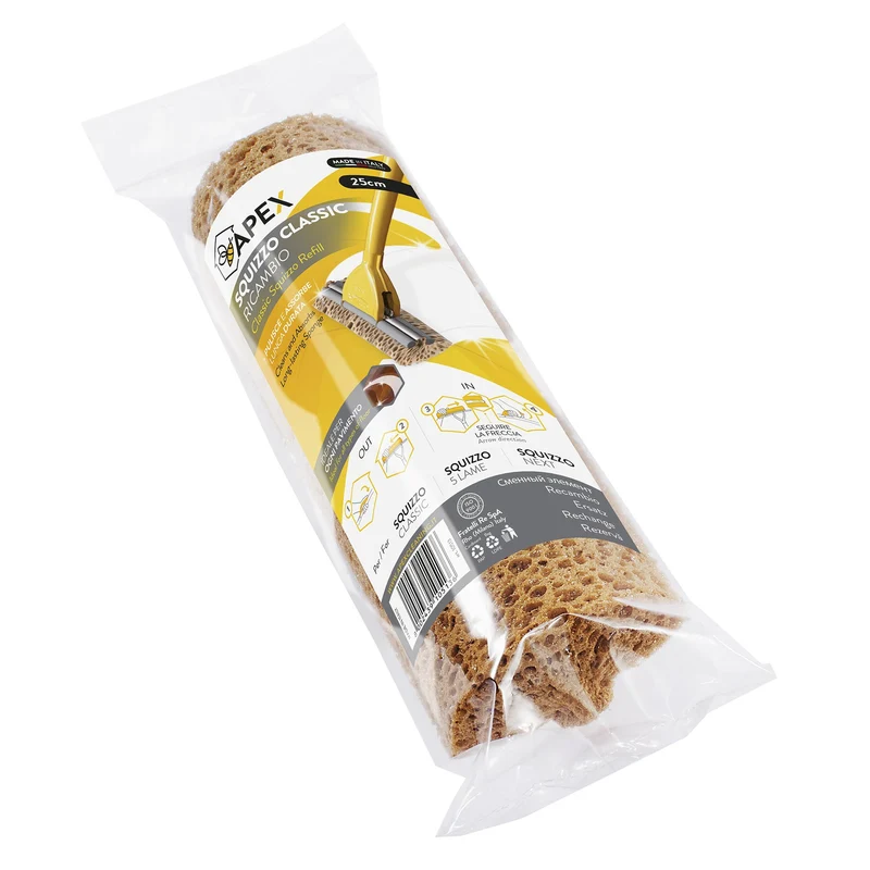 Ricambio Spugna 25 cm per Lavapavimenti Squizzo Classic Apex