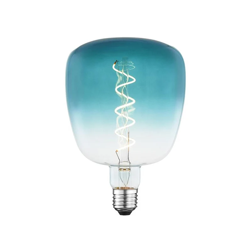 Lampadina vintage zucca blu