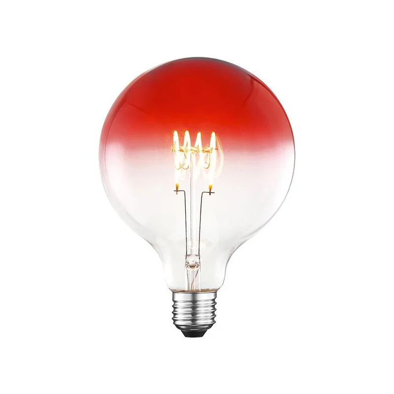Lampadina vintage Globo rosso E27
