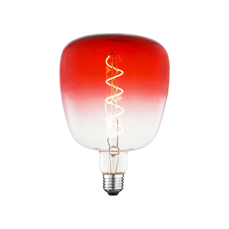 Lampadina vintage zucca rossa E27