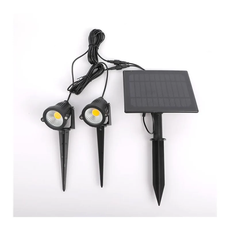Set 2 picchetti con pannello solare