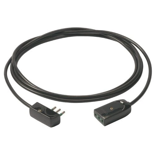 Cavo prolunga 3G0,75+spina 3m Nero