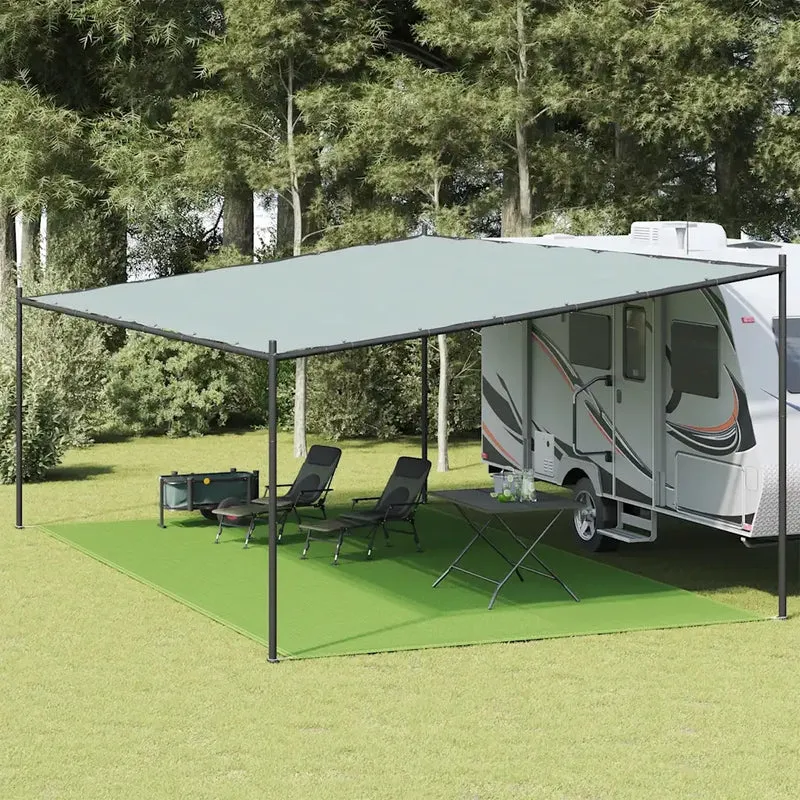 Tappeto da Tenda Verde Chiaro 400x600 cm HDPE 4002285