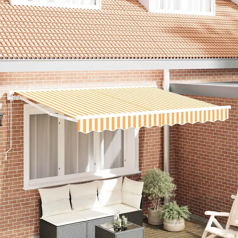 Struttura della tenda Giallo e Bianco 300 x 200 cm 3329499