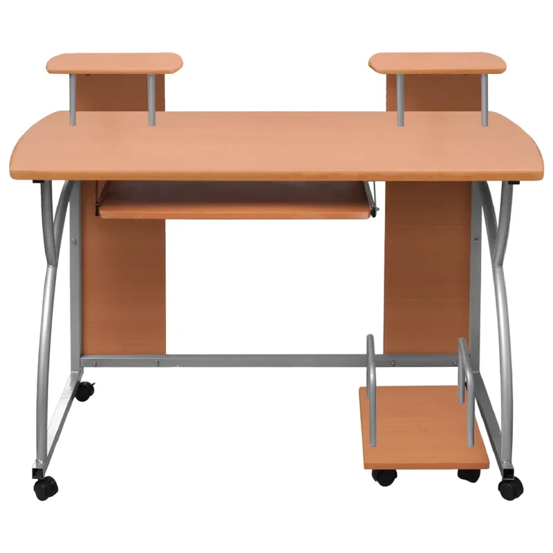 Scrivania da Computer Marrone 110x52x88,5 cm Legno Multistrato 20583