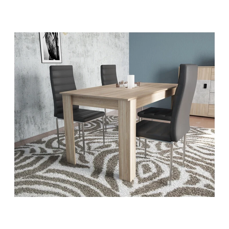 Tavolo Allungabile Cm 80 x 110 x 150XH.75 Rovere