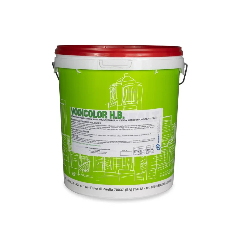 Guaina Liquida Acril Poliuretanica Rosso 20 kg