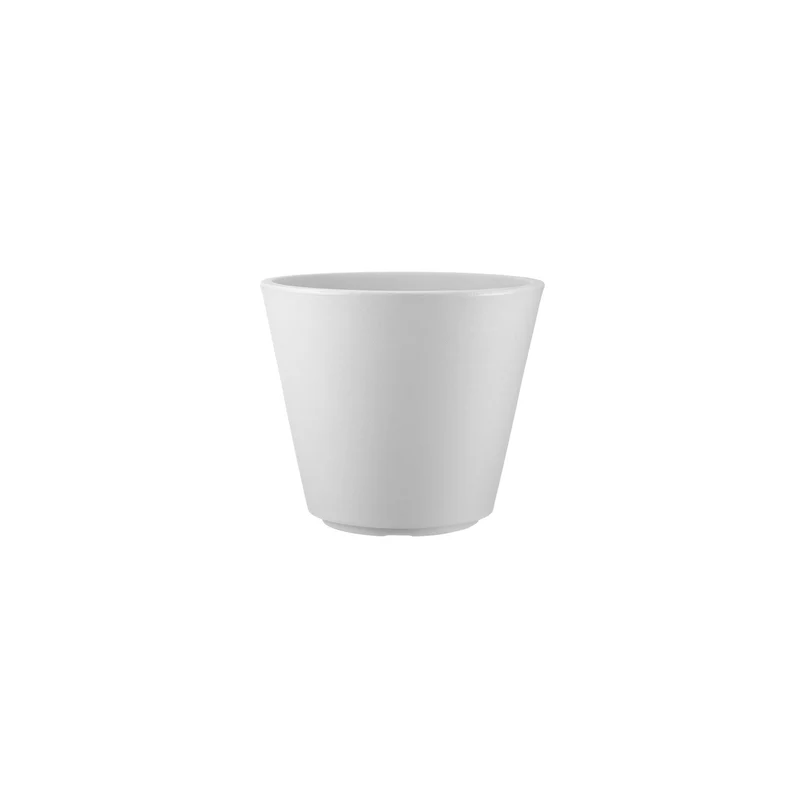 Vaso Rotondo per Piante Grandi Indoor e Outdoor Tera Ribeira Chalk Ø60 cm in Plastica Bianco Gesso
