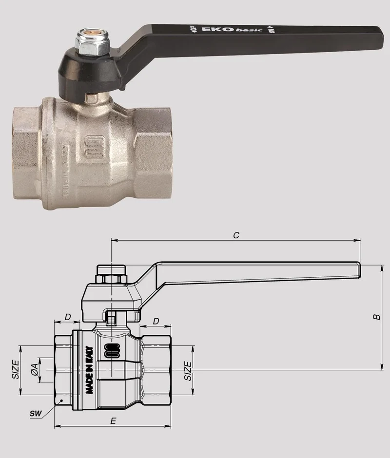 VALVOLA SFERA EKO BASIC FF PT.1"