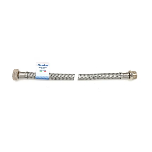 Flessibile inox modello normale cm. 30 dn10 ff 1/2 x 3/8