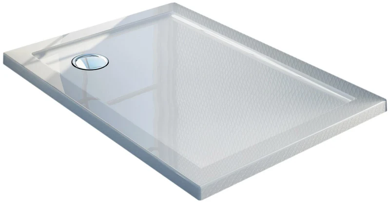 Piatto Doccia 75x75 cm in Acrilico Fosterberg Floret 2 Bianco Lucido Seconda Scelta