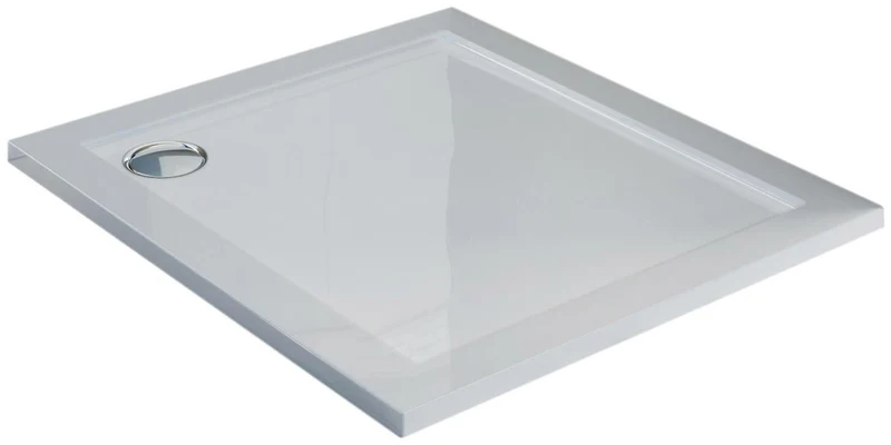 Piatto Doccia 75x75 cm in Acrilico Fosterberg Floret 2 Bianco Lucido Seconda Scelta
