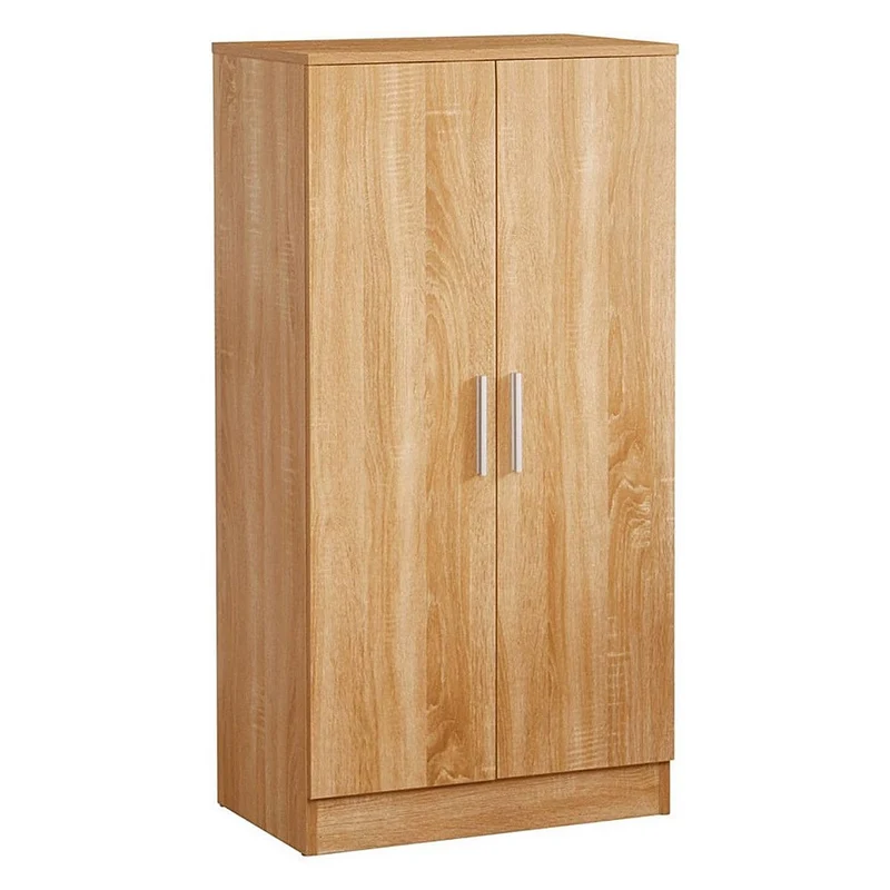 Scarpiera 2 Ante 108x55x36 cm in legno rovere chiaro Seconda Scelta