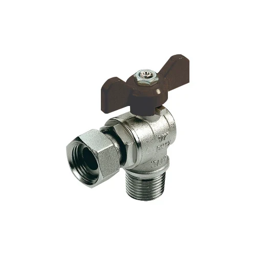 Valvola a sfera a squadra maschio girello femmina 1/2 x 1/2 dn 15 pn 30