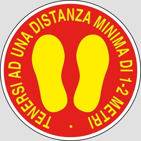 Etic.ades D.20 cm Tenersi a Dist. di 1 2MT