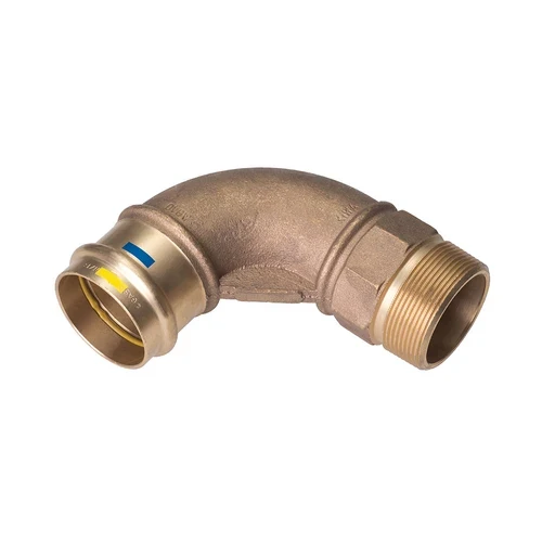 Curva a 90 f/filetto m a pressare acqua/gas b one diam 28 x 1