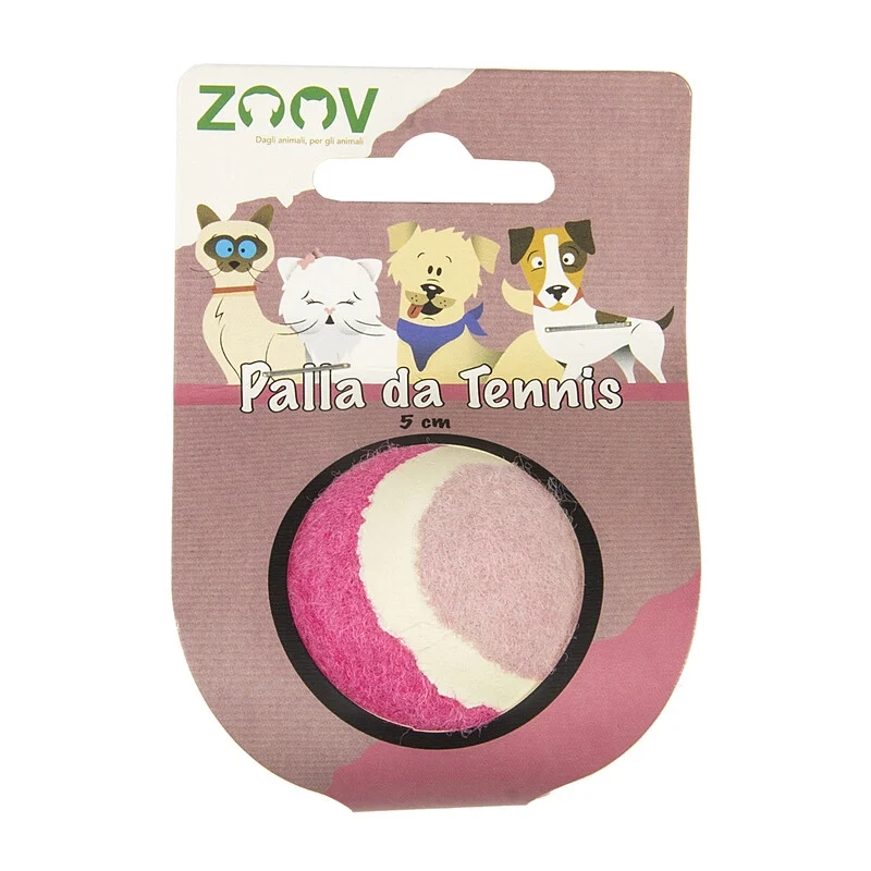 Zoov Palla da Tennis 6,5 cm Rosa
