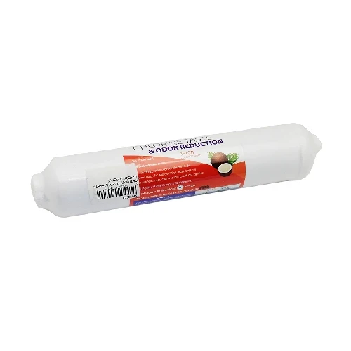 Cartuccia post-filtrante carbon coconut h. 10 attacco ad incastro