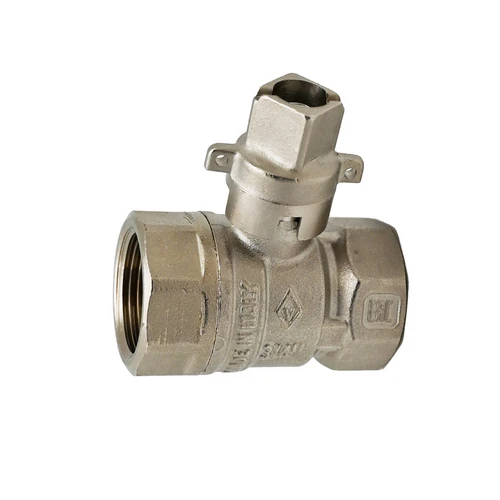 Valvola a sfera ff quadro piombabile 3/4 dn 20 pn 25