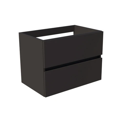 Base 2 cassetti sospesa city antracite opaco cm 90