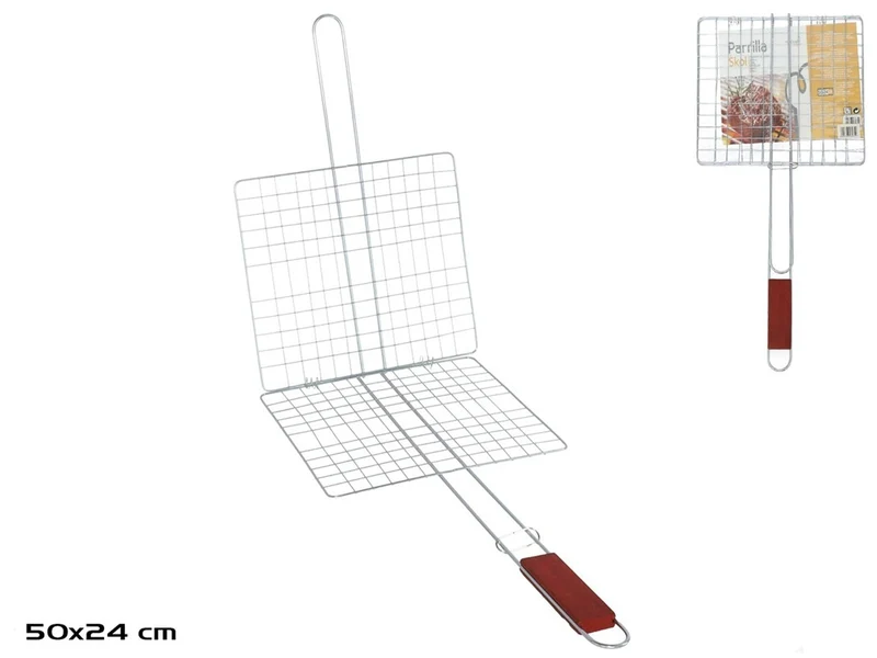 Griglia barbecue 50x24cm in ferro - Kitchen&go