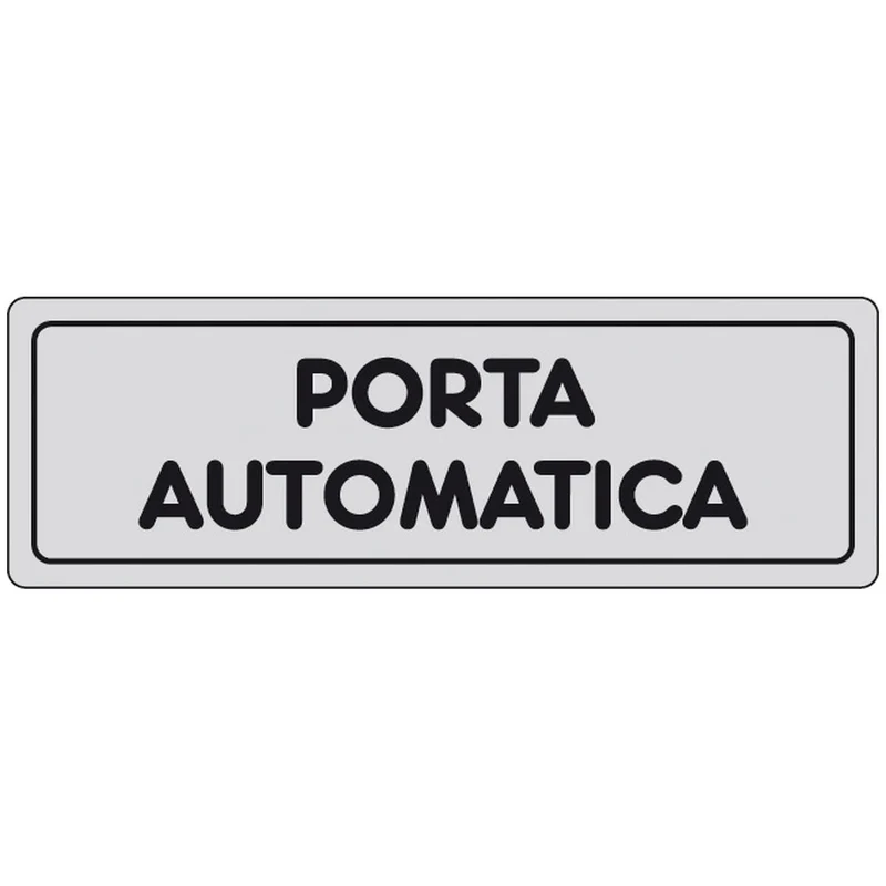 Etichetta adesiva 150x50 porta automatica - 10 pz