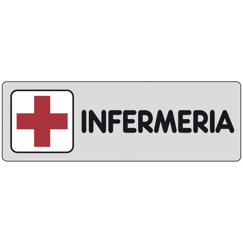 Etichetta adesiva 150x50 infermeria - 10 pz