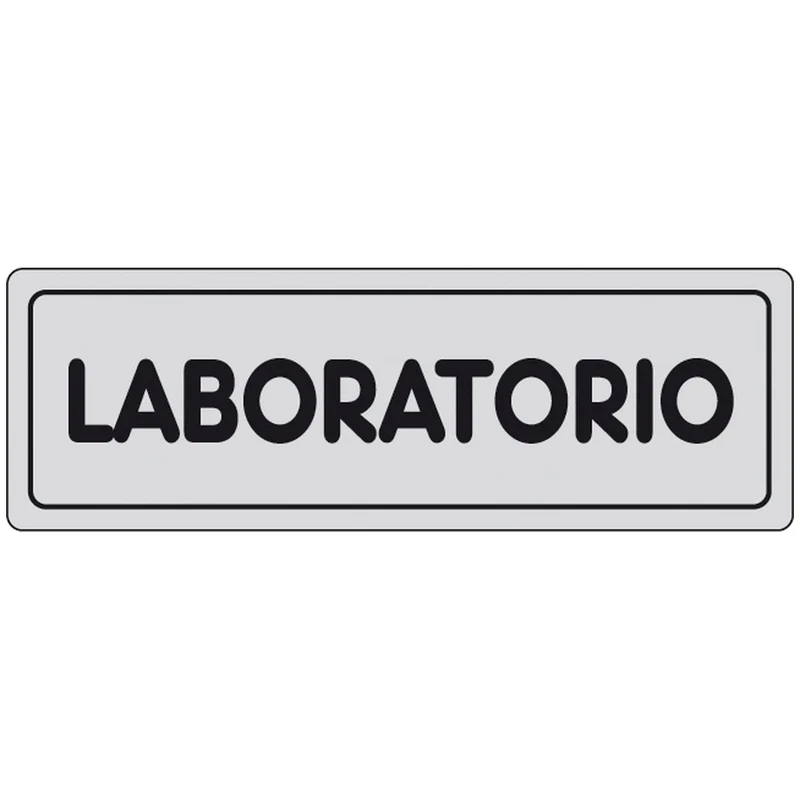 Etichetta adesiva 150x50 laboratorio - 10 pz
